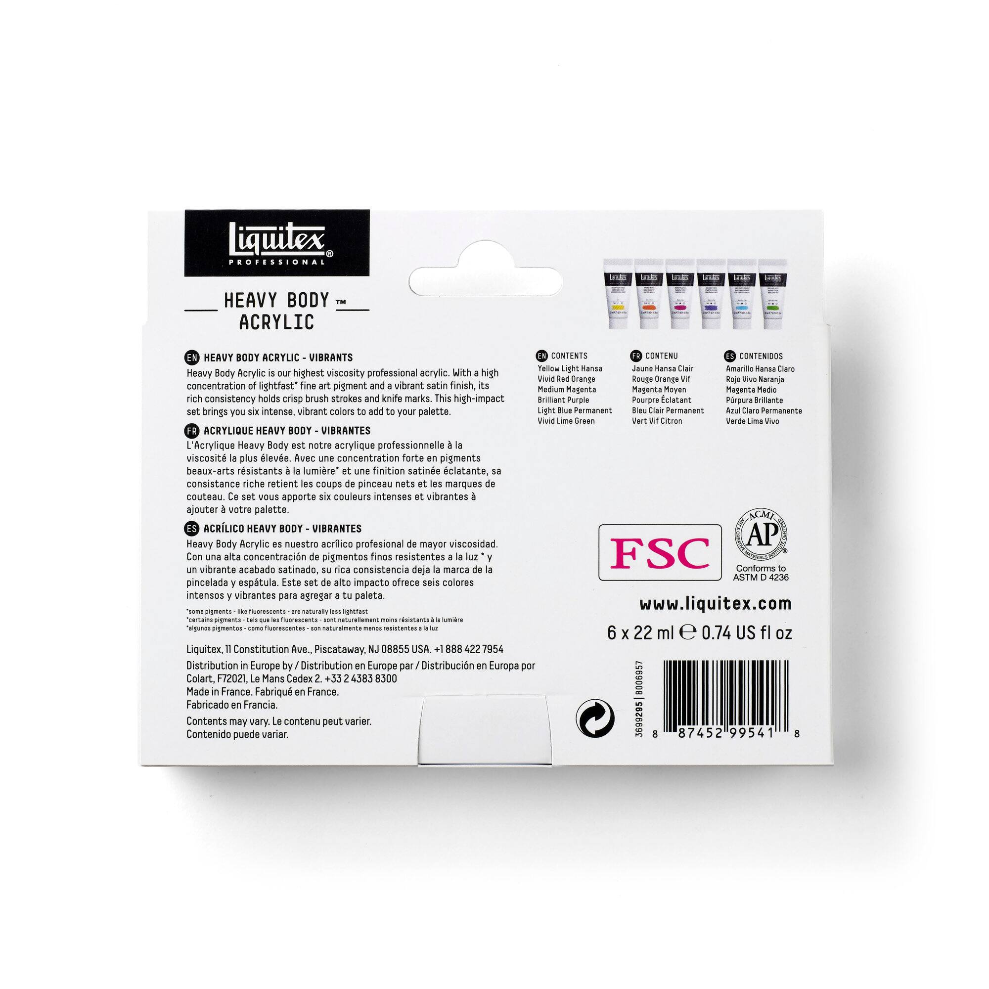 Liquitex® Professional Heavy Body Vibrant Set